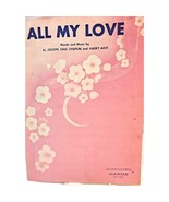 All My Love, 1947 Original Sheet Music - $245.67 MXN