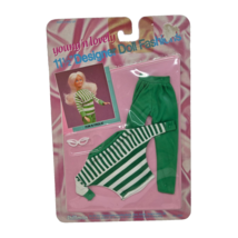 VINTAGE 1984 YOUNG N LOVELY FASHION DOLL CLOTHING GREEN SHIRT PANTS NEW ... - €12,29 EUR