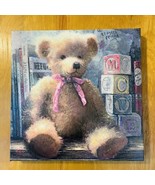A Trusted Friend Bear Nursery Thomas Kinkade Limited Edition Canvas Pain... - £34.99 GBP