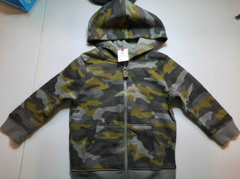 Camo Hoodie Olive Green 2 T Toddler Boy - £5.51 GBP