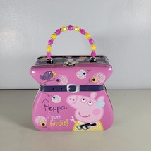 Peppa Pig Purse Tin Spot The Birdie 6&quot; Tall with Beaded Handle - £10.34 GBP