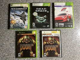 Xbox 360 5 Game Lot Doom 3 Dead Space 2 - £27.65 GBP