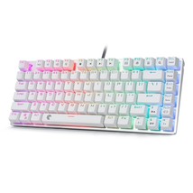 E-Yooso Z-88 Rgb Mechanical Gaming Keyboard, Metal Panel, Blue Switches - Clicky - £51.12 GBP