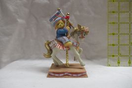 Cherished Teddies Bill FRIENDS LIKE YOU ARE ALWAYS TRUE BLUE Carousel Ho... - $42.95