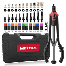 17&quot; Rivet Nut Tool, Hand Rivet Tool Kit with 11 Metric &amp; SAE Mandrels M3... - $162.99