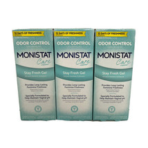 Monistat Care Stay Fresh Gel Odor Eliminating Feminine Care, 3 boxes EXP 8/23 - £10.34 GBP
