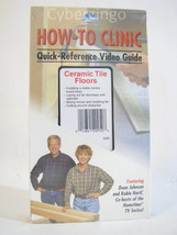 How To Clinic VHS Video Tape Ceramic Tile Floors Shrink Wrap Sealed - £9.44 GBP