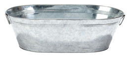 10.5 GL Little Giant Galvanized Oval Tub For Stock Feeding Watering &amp; Farm Uses - £42.32 GBP