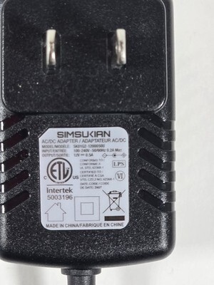 Power Adaptor 12V DC  For Victrola VPT-800 Fully Automatic Bluetooth Turntable Item image 3