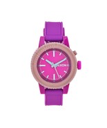 NEW Nixon A287698 Womens Gogo Watch Purple Rubber Dial Analog Scratch Resistant - £35.48 GBP