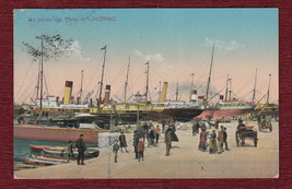 1915 Original Postcard Livorno Milano Italy IT Port Tyrrhenian Sea Boat ... - £7.15 GBP