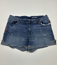 Faded Glory Cut Off Jean Shorts Women Plus Size 18 (Measure 38x4) - $12.94