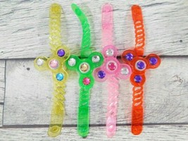 Light Up Ring LED Bracelet Party Favors for Kids - Relief Anxiety Toy - £6.40 GBP