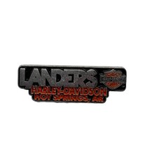 Harley Davidson 2008 Hot spring Arkansas Landers Collectible Pin Biker V... - $23.34