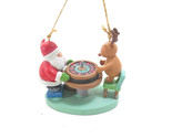 Cape Shore  Santa Claus Roulette Ornament with Reindeer  - $13.25