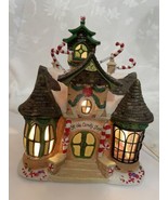 Disney Brass Key Christmas Village Ye Ole Candy Shop Building Porcelain ... - £45.50 GBP