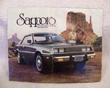 1978 PLYMOUTH SAPPORO SALES LITERATURE BROCHURE - $22.50