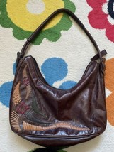 Pegabo Brown Leather Vintage Bag - £27.71 GBP