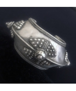 Yemenite silver bracelet, tribal cuff bracelet, Middle East tribal jewel... - £230.47 GBP