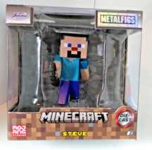 Minecraft &quot;Steve&quot; Die-Cast Metal Action Figure 2” MetalFig - Jada Toys -... - £10.08 GBP