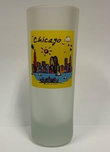 Chicago Luke-A-Tuke Tall Shot Glass City Scene - $14.84