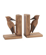 Pine Wood Woodpecker Bird Bookend (Set of 2) - 791184 - €75,25 EUR