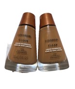 Covergirl Clean Liquid Foundation Makeup 170 Deep Golden Lot Of 2 SEALED - $351.08 MXN