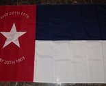 3X5 Embroidered Sewn North Carolina Republic Synthetic Cotton Flag 3&#39;X5&#39;... - £54.42 GBP