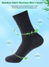 5 Prs / Lot  Mixed  Color High Quality Men&#39;s Bamboo Fiber Business Socks - $19.95