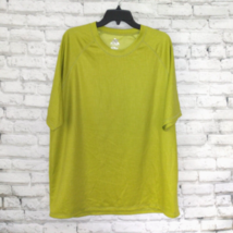 Zeroxposur Mens T Shirt XXL Lime Green Short Sleeve Sun Protection UPF 50+ - $17.99