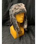 CITY HUNTER TRAPPER BOMBER ONE SIZE Grey FEUX FUR EUC Z2 - $14.85