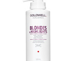 Goldwell Dualsenses Blondes &amp; Highlights 60Sec Treatment 16.9oz 500ml - £25.41 GBP