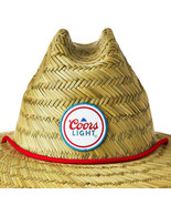 NEW COORS LIGHT Cowboy Cowgirl Hat Straw Country Music Fest Hat from Nashville - $44.95