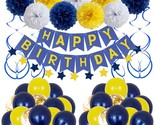 Birthday Decorations, Happy Birthday Party Supplies Bunting Banner For M... - $33.99