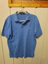 Polo Ralph Lauren Polo Shirt Smooth Cotton Men&#39;s M Blue - $39.60