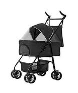 iMountek 4 Wheels Pet Stroller Foldable Carrier Strolling Cart  - $1,136.96 MXN