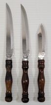 PP) Vintage Lot of 3 Bennington Forge Cutlery Stainless Steel Knives Japan - $9.89