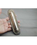 Ornate Sterling Repousse Mezuzah 6 1/16&quot; Scroll Holder Case - €131,23 EUR