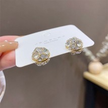 Fashion Without Pierced Magnet Magnetic Ear Clip Earrings Shiny Zircon Ear Bone  - $11.91