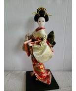 Beautiful VTG Japanese Kimono Doll Kabuki Statue Geisha Figurine Home De... - £14.06 GBP