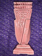 Erphila Fayence Germany Rose Gold 7” Vase w/Egyptian Style Decorations - £58.12 GBP