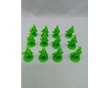 Lot Of (12) Green Sci-Fi Alien Woman 1.25&quot; RPG Acessory Plastic Miniatures - $24.05