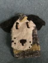 Gently Used Kenana Knitter Critter Hand Knit Brown &amp; Cream Puppy Dog Han... - $11.29