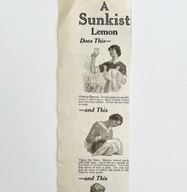 1916 Sunkist California Lemons Advertisement Fruit Growers Exchange LGADYC3 - €17,92 EUR