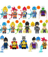 16PCS Dragon Ball Mini figure Building Blocks Fit Lego Kids Toys Gifts - £26.37 GBP