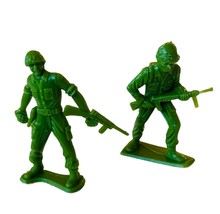 MPC Army Men Toy Soldier plastic military figure lot WW2 marx WWII grenade rifle - £11.59 GBP