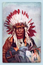 Chief Black Thunder Raphael Tuck 2171 Native American UNP DB Postcard N10 - £12.33 GBP