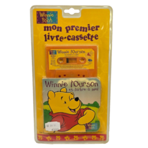 VINTAGE 1999 DISNEY WINNIE LOURSON THE POOH FRENCH CASSETTE + BOOK NEW S... - $23.75
