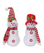 Plush Snowman with Hat and Scarf (Set of 2) - 563360 - $75.39 CAD
