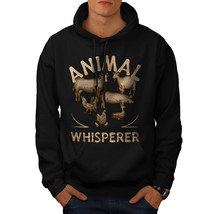 Wellcoda Animal Whisperer Farmer Mens Hoodie, Funny Casual Hooded Sweatshirt - £25.72 GBP+